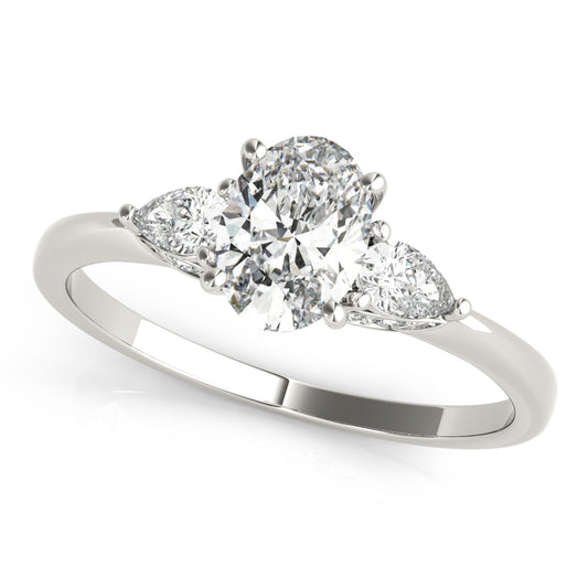 Oval & Pear Shape Engagement Ring