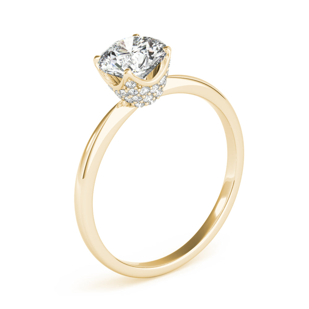 ENGAGEMENT RINGS ROUND CENTER