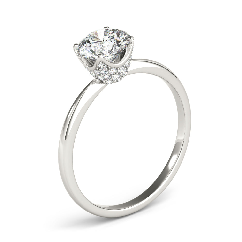 ENGAGEMENT RINGS ROUND CENTER