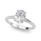 Solitaire Oval Engagement Ring