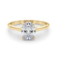 Solitaire Oval Engagement Ring