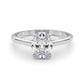 Solitaire Oval Engagement Ring
