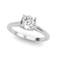 Solitaire Cushion Cut Engagement Ring