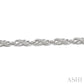 1/20 Ctw Round Cut Diamond Bracelet in Sterling Silver