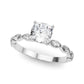 Alternating Round & Marquise Engagement Ring