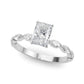 Alternating Round & Marquise Engagement Ring