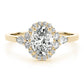 Oval Cut Halo Engagement Ring