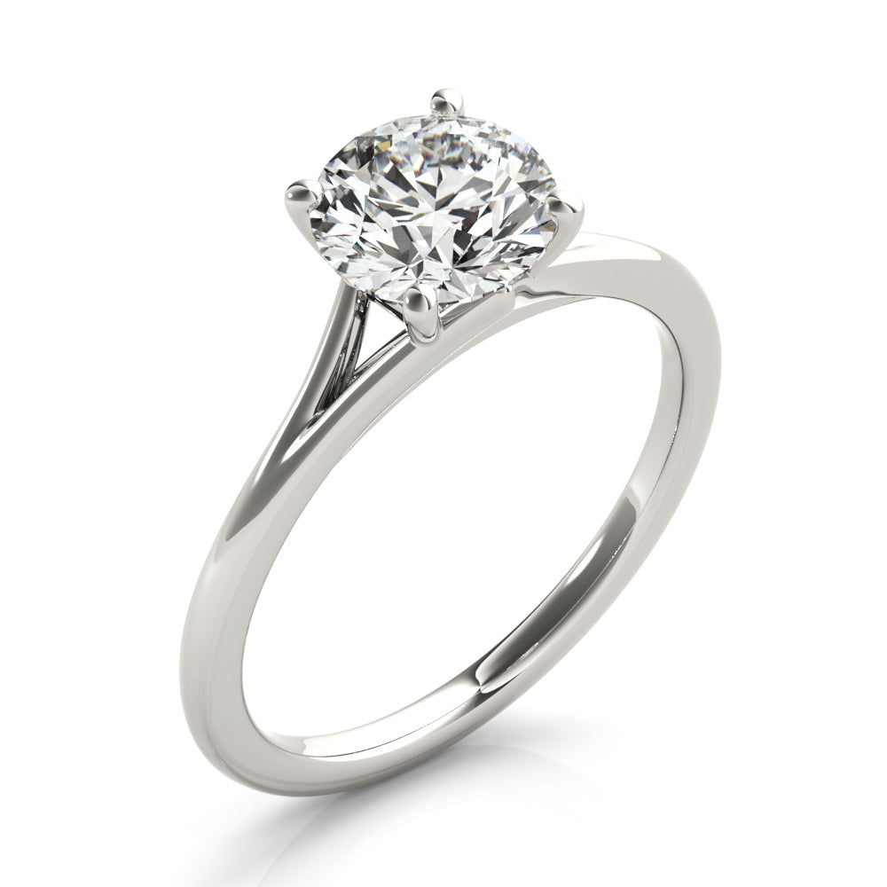 Round Solitaire Engagement Ring