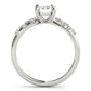 Emerald-Cut Scatter Engagement Ring