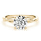 Twisted Solitaire Engagement Ring