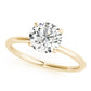Solitaire Hidden Halo Engagement Ring