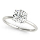 Solitaire Hidden Halo Engagement Ring