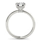 Solitaire Hidden Halo Engagement Ring