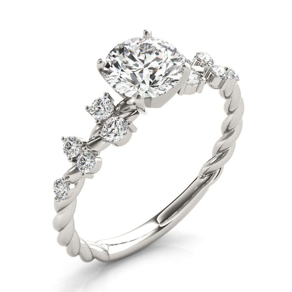 Scattered Style Engagement Ring