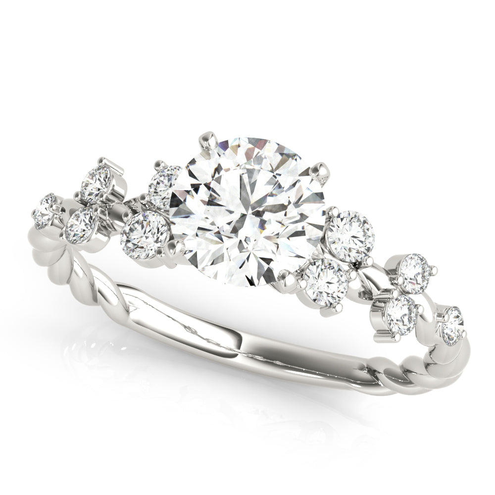 Scattered Style Engagement Ring