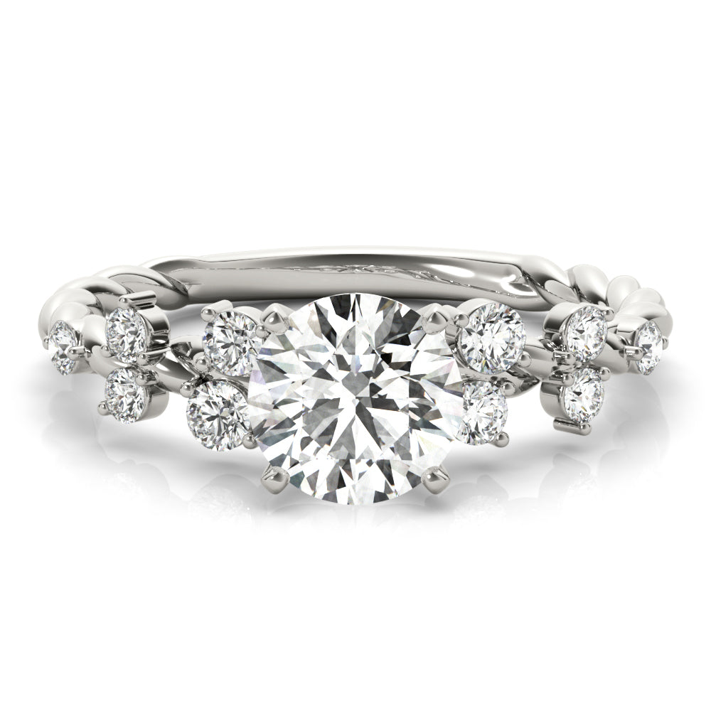 Scattered Style Engagement Ring