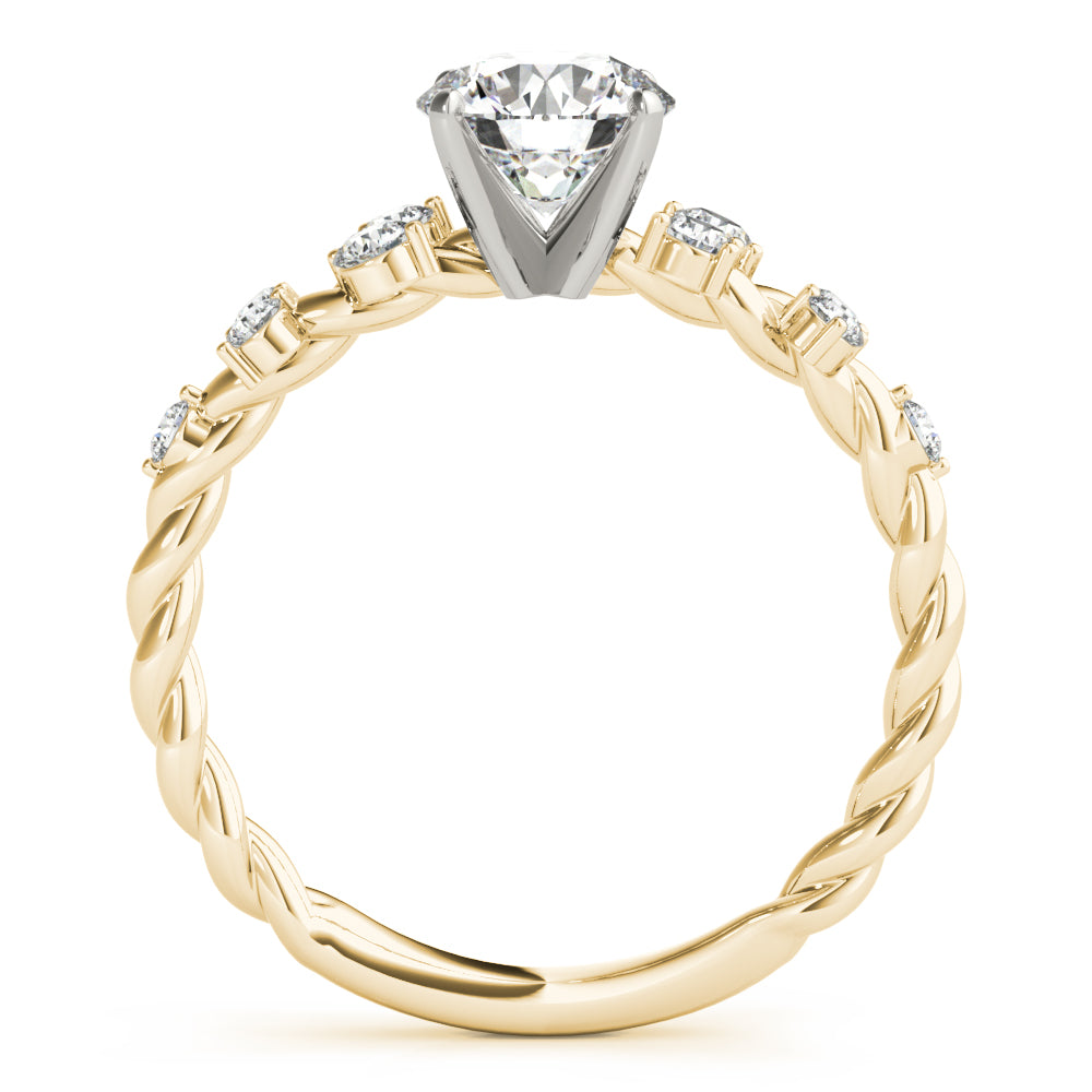 Scattered Style Engagement Ring