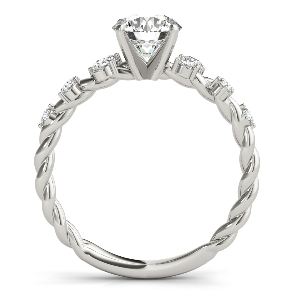 Scattered Style Engagement Ring