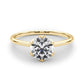 Tulip Solitaire Engagement Ring