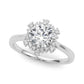 Solitaire Halo Engagement Ring