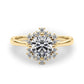 Solitaire Halo Engagement Ring