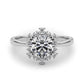 Solitaire Halo Engagement Ring
