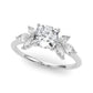 Marquise Cluster Engagement Ring