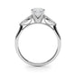Marquise Cluster Engagement Ring