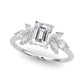 Marquise Cluster Engagement Ring