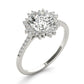 ENGAGEMENT RING CUSHION CENTER