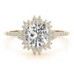 ENGAGEMENT RING CUSHION CENTER