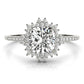ENGAGEMENT RING CUSHION CENTER