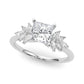 Scattered Marquise Engagement Ring