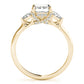 3-Stone Emerald Cut Engagement Ring