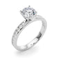 Channel Set Engagement Ring