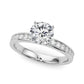 Channel Set Engagement Ring