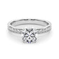 Channel Set Engagement Ring