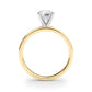 Channel Set Engagement Ring