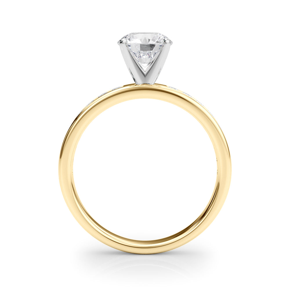 Channel Set Engagement Ring