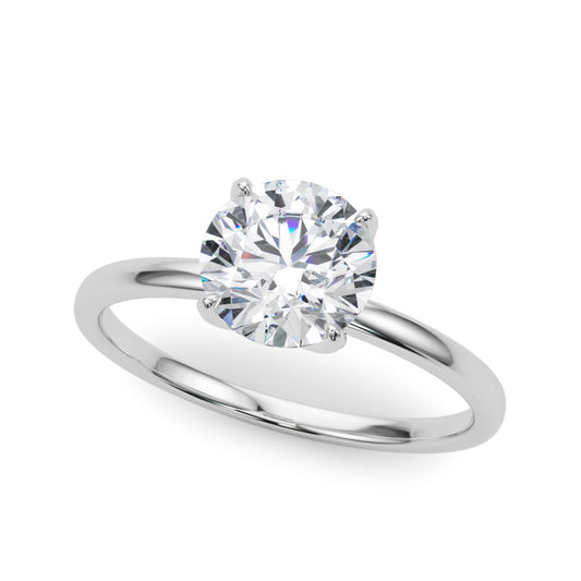Round Solitaire Engagement Ring