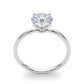 Round Solitaire Engagement Ring