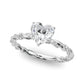 Twisted Rope Style Engagement Ring
