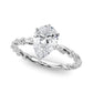 Twisted Rope Style Engagement Ring
