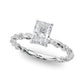 Twisted Rope Style Engagement Ring