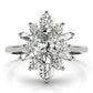 OVAL W/ RD & SB HALO FASHION RING