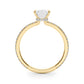 Emerald Cut Hidden Halo Engagement Ring
