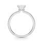 Emerald Cut Hidden Halo Engagement Ring