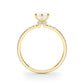 Hidden Halo Pear Shape Engagement Rings