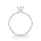 Hidden Halo Pear Shape Engagement Rings