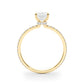 Oval Hidden Halo Engagement Ring